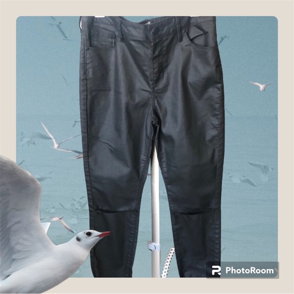 Kendall & Kylie🌹Black knee slit pants🌹 WOWfabric - Picture 15 of 15